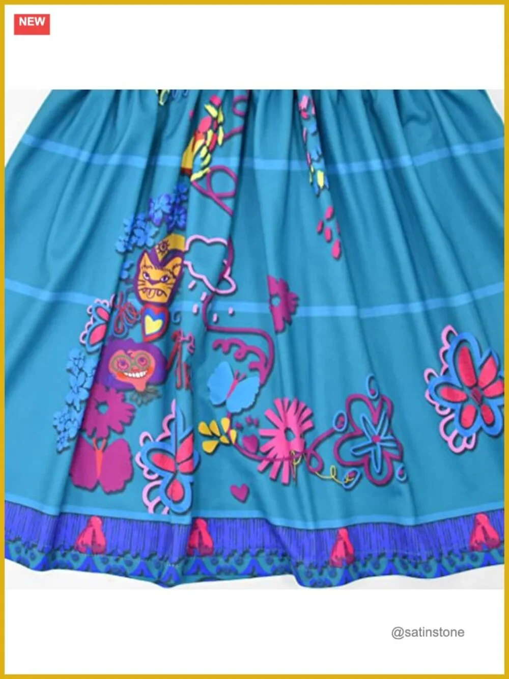 Princess Costume Dress for Girls Toddlers with Headband Glasses Bag